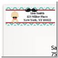 Little Man Mustache - Baby Shower Return Address Labels thumbnail