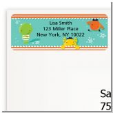Little Monster - Baby Shower Return Address Labels