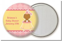 Little Princess African American - Personalized Baby Shower Pocket Mirror Favors