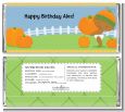 Little Pumpkin African American - Personalized Birthday Party Candy Bar Wrappers thumbnail