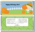 Little Pumpkin Caucasian - Personalized Birthday Party Candy Bar Wrappers thumbnail