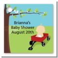 Little Red Wagon - Personalized Baby Shower Card Stock Favor Tags thumbnail