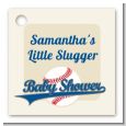 Little Slugger Baseball - Personalized Baby Shower Card Stock Favor Tags thumbnail