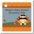 Little Turkey Boy - Personalized Baby Shower Card Stock Favor Tags thumbnail