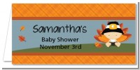 Little Turkey Boy - Personalized Baby Shower Place Cards