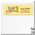 Look Who's Turning One Owl - Birthday Party Return Address Labels thumbnail