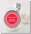 Love is Blooming Red - Personalized Bridal Shower Candy Jar thumbnail