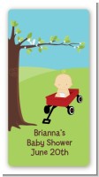 Little Red Wagon - Custom Rectangle Baby Shower Sticker/Labels
