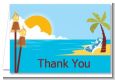 Luau - Birthday Party Thank You Cards thumbnail