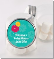 Luau - Personalized Birthday Party Candy Jar