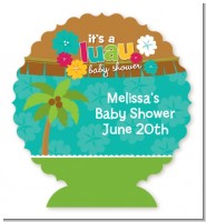 Luau - Personalized Baby Shower Centerpiece Stand