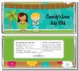 Luau Friends - Personalized Birthday Party Candy Bar Wrappers thumbnail