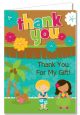 Luau Friends - Birthday Party Thank You Cards thumbnail