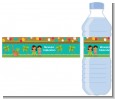 Luau Friends - Personalized Birthday Party Water Bottle Labels thumbnail