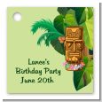 Luau Tiki - Personalized Birthday Party Card Stock Favor Tags thumbnail