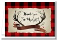 Lumberjack Buffalo Plaid - Birthday Party Thank You Cards thumbnail