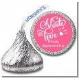 Made With Love - Hershey Kiss Birthday Party Sticker Labels thumbnail