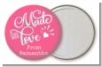 Made With Love - Personalized Birthday Party Pocket Mirror Favors thumbnail