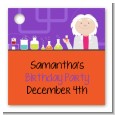 Mad Scientist - Personalized Birthday Party Card Stock Favor Tags thumbnail