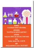 Mad Scientist - Birthday Party Petite Invitations