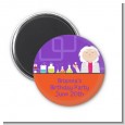 Mad Scientist - Personalized Birthday Party Magnet Favors thumbnail