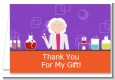Mad Scientist - Birthday Party Thank You Cards thumbnail