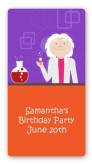 Mad Scientist - Custom Rectangle Birthday Party Sticker/Labels