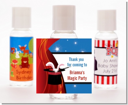 Magic - Personalized Birthday Party Hand Sanitizers Favors