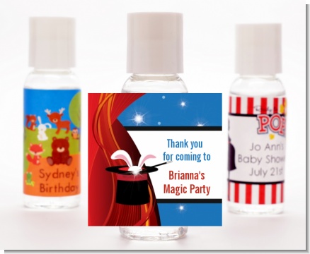 Magic - Personalized Birthday Party Hand Sanitizers Favors