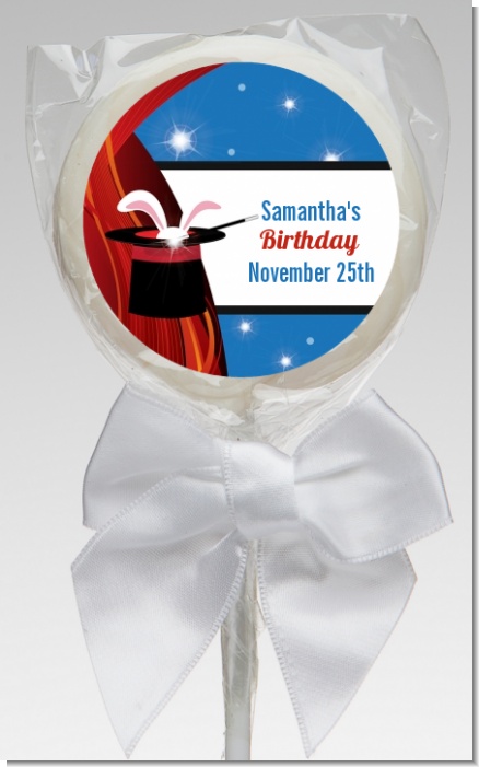 Magic - Personalized Birthday Party Lollipop Favors