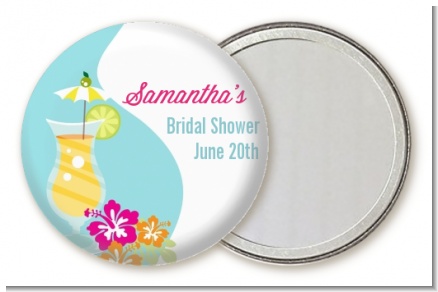 Margarita Drink - Personalized Bridal Shower Pocket Mirror Favors