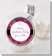Maroon Floral - Personalized Graduation Party Candy Jar thumbnail