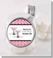 Martini Glasses - Personalized Bridal Shower Candy Jar thumbnail