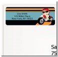 Motorcycle Baby - Baby Shower Return Address Labels thumbnail