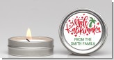 Mele Kalikimaka - Christmas Candle Favors