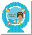 Mermaid African American - Personalized Birthday Party Centerpiece Stand thumbnail