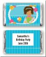 Mermaid African American - Personalized Birthday Party Mini Candy Bar Wrappers thumbnail