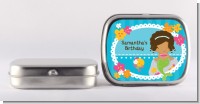 Mermaid African American - Personalized Birthday Party Mint Tins