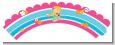 Mermaid Blonde Hair - Birthday Party Cupcake Wrappers thumbnail