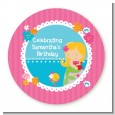 Mermaid Blonde Hair - Personalized Birthday Party Table Confetti thumbnail