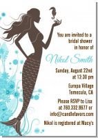 Mermaid - Bridal Shower Invitations