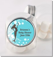 Mermaid Pregnant - Personalized Baby Shower Candy Jar