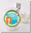 Mermaid Red Hair - Personalized Birthday Party Candy Jar thumbnail