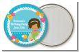 Mermaid African American - Personalized Birthday Party Pocket Mirror Favors thumbnail