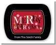 Merry Christmas - Personalized Christmas Rounded Corner Stickers thumbnail