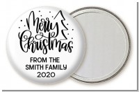Merry Christmas with Tree - Personalized Christmas Pocket Mirror Favors
