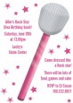 Microphone - Birthday Party Invitations thumbnail
