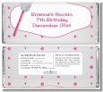Microphone - Personalized Birthday Party Candy Bar Wrappers thumbnail