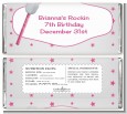Microphone - Personalized Birthday Party Candy Bar Wrappers thumbnail