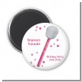 Microphone - Personalized Birthday Party Magnet Favors thumbnail